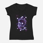 Cute Sagittarius-Womens-V-Neck-Tee-NemiMakeit