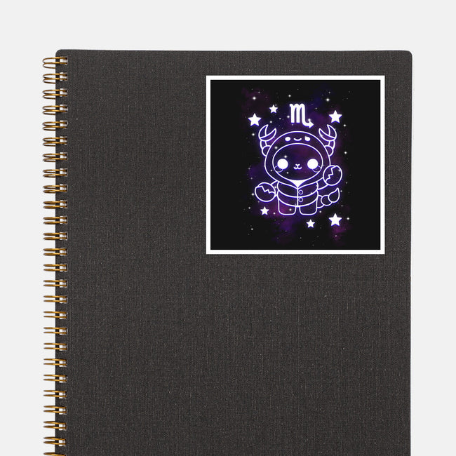Cute Scorpio-None-Glossy-Sticker-NemiMakeit