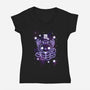 Cute Scorpio-Womens-V-Neck-Tee-NemiMakeit