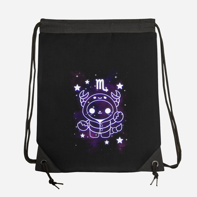 Cute Scorpio-None-Drawstring-Bag-NemiMakeit