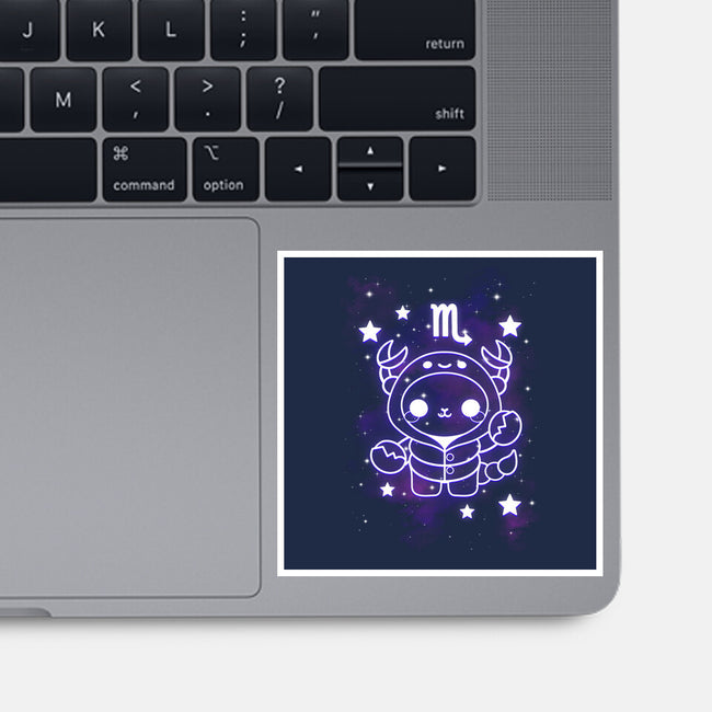 Cute Scorpio-None-Glossy-Sticker-NemiMakeit