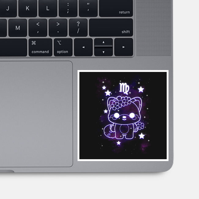 Cute Virgo-None-Glossy-Sticker-NemiMakeit