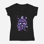 Cute Leo-Womens-V-Neck-Tee-NemiMakeit