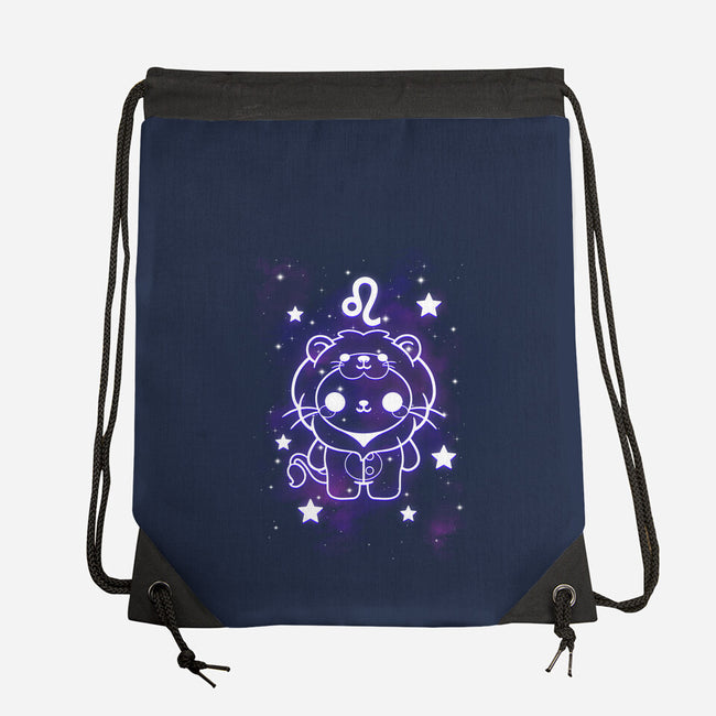 Cute Leo-None-Drawstring-Bag-NemiMakeit