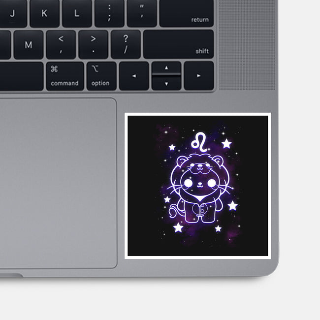 Cute Leo-None-Glossy-Sticker-NemiMakeit