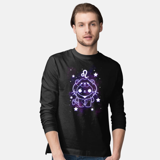 Cute Leo-Mens-Long Sleeved-Tee-NemiMakeit