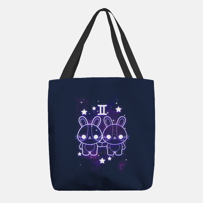 Cute Gemini-None-Basic Tote-Bag-NemiMakeit