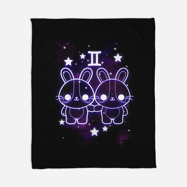 Cute Gemini-None-Fleece-Blanket-NemiMakeit