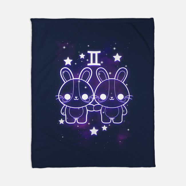 Cute Gemini-None-Fleece-Blanket-NemiMakeit