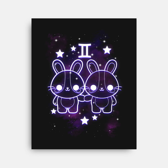 Cute Gemini-None-Stretched-Canvas-NemiMakeit