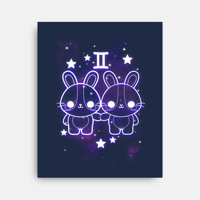 Cute Gemini-None-Stretched-Canvas-NemiMakeit