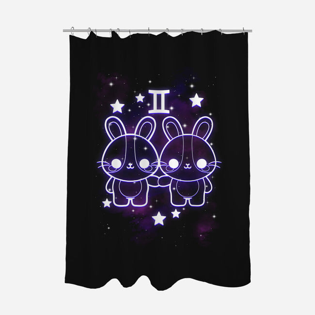 Cute Gemini-None-Polyester-Shower Curtain-NemiMakeit