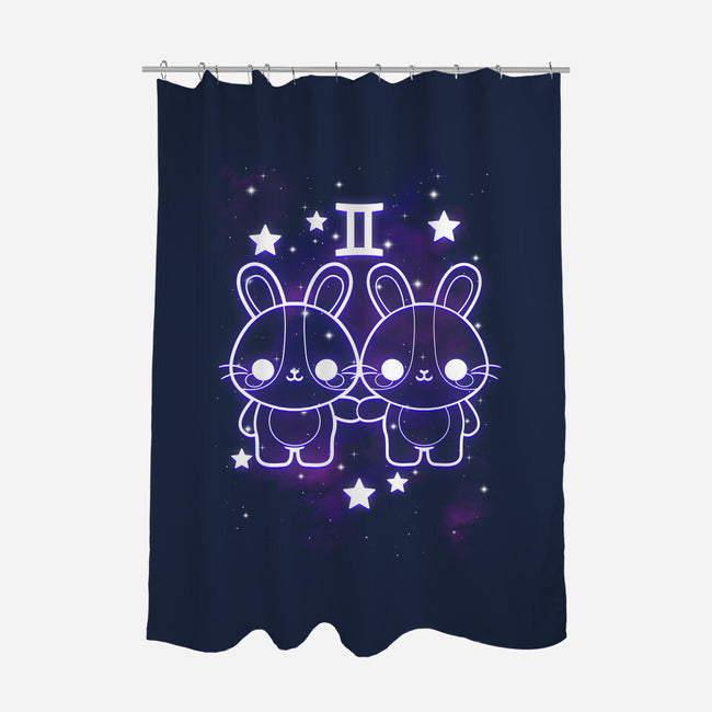 Cute Gemini-None-Polyester-Shower Curtain-NemiMakeit