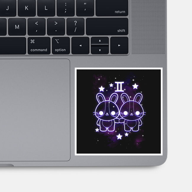 Cute Gemini-None-Glossy-Sticker-NemiMakeit