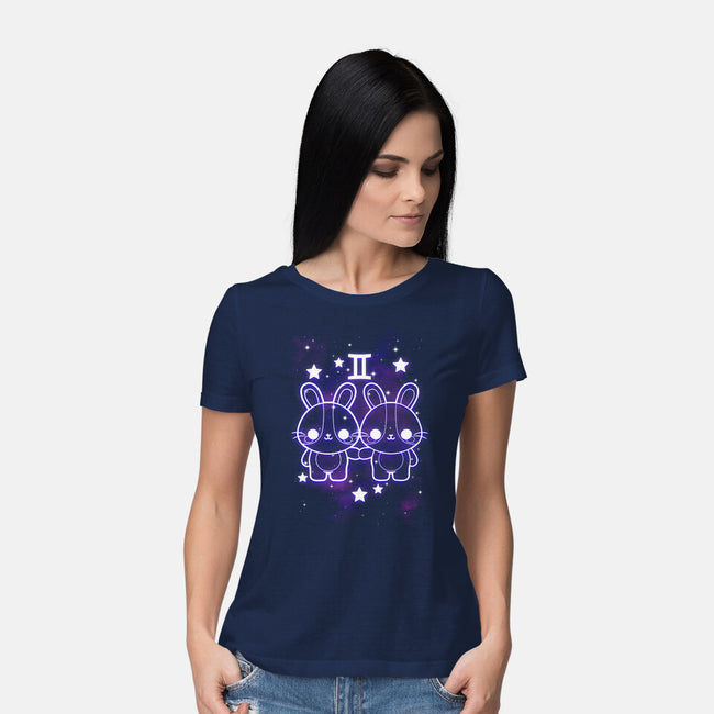 Cute Gemini-Womens-Basic-Tee-NemiMakeit