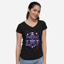 Cute Gemini-Womens-V-Neck-Tee-NemiMakeit