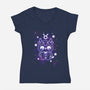 Cute Taurus-Womens-V-Neck-Tee-NemiMakeit