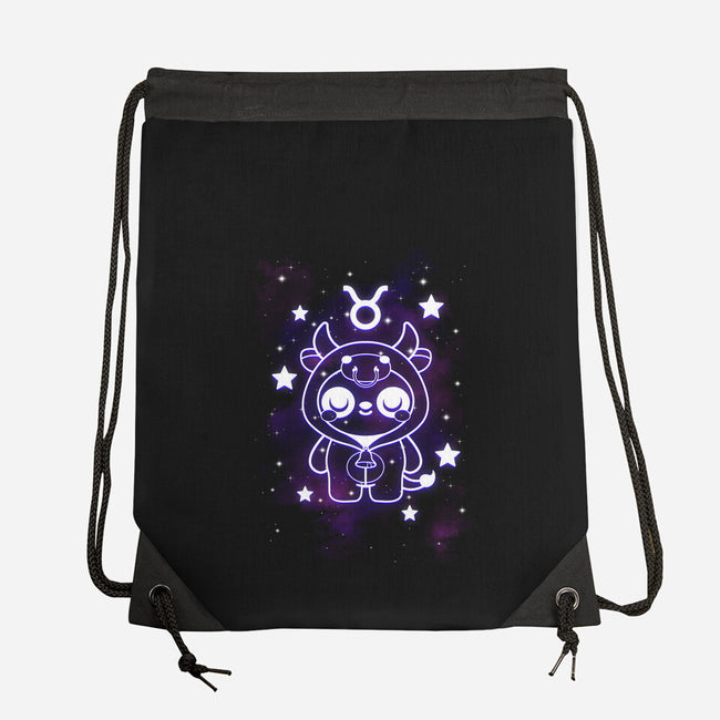Cute Taurus-None-Drawstring-Bag-NemiMakeit