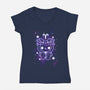 Cute Aries-Womens-V-Neck-Tee-NemiMakeit