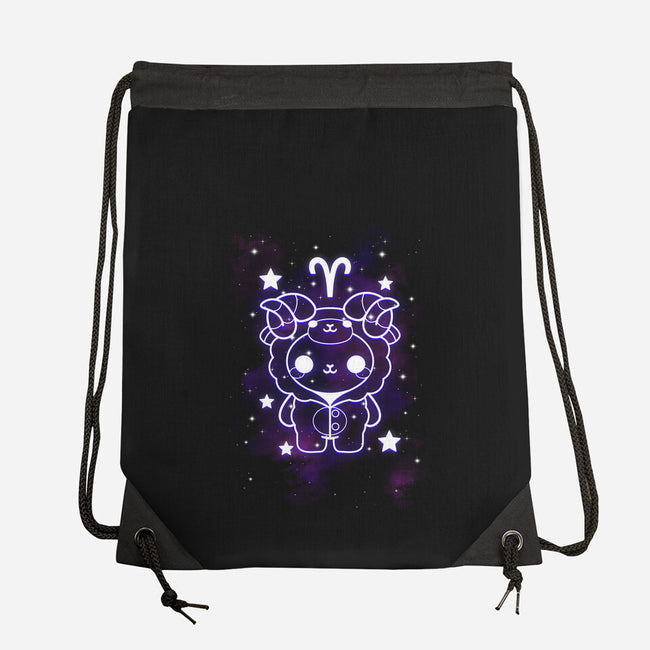 Cute Aries-None-Drawstring-Bag-NemiMakeit