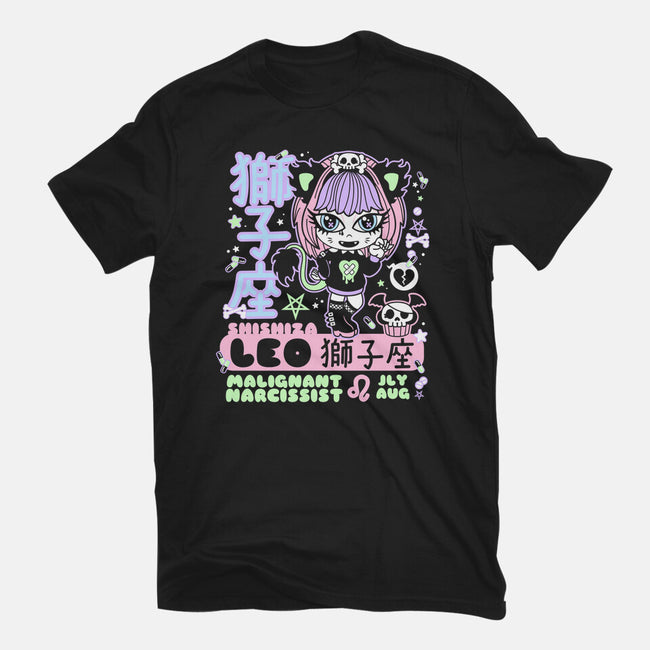 Kawaii Zodiac Leo-Womens-Basic-Tee-Nemons