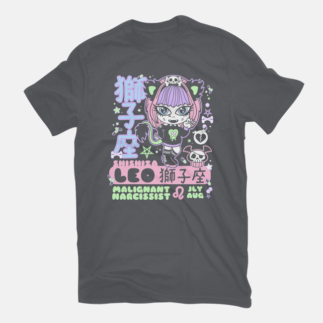 Kawaii Zodiac Leo-Womens-Basic-Tee-Nemons