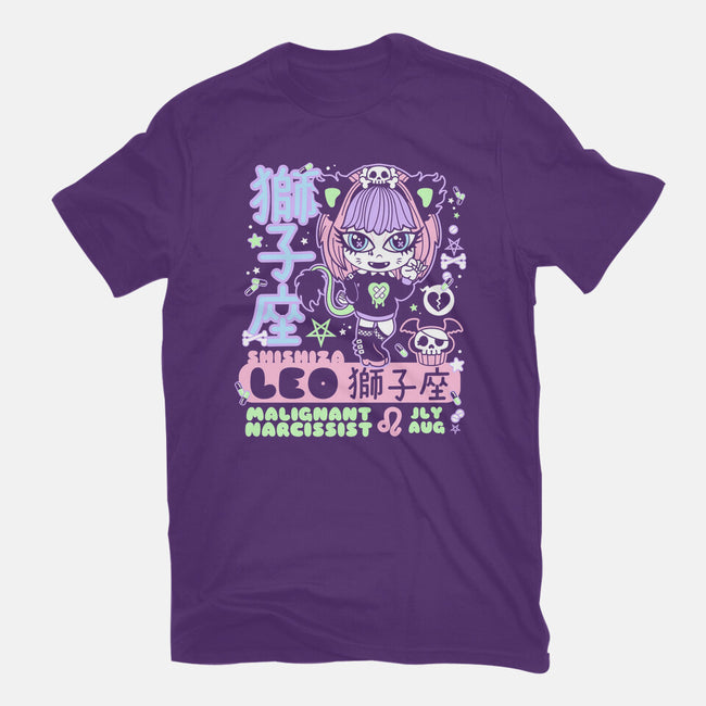 Kawaii Zodiac Leo-Womens-Basic-Tee-Nemons