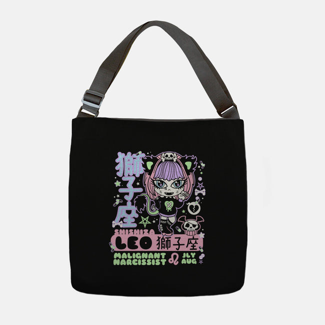 Kawaii Zodiac Leo-None-Adjustable Tote-Bag-Nemons