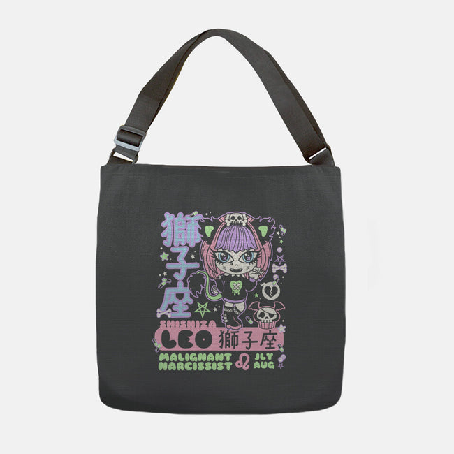 Kawaii Zodiac Leo-None-Adjustable Tote-Bag-Nemons