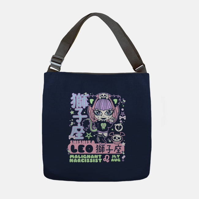 Kawaii Zodiac Leo-None-Adjustable Tote-Bag-Nemons
