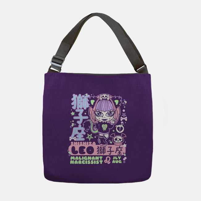 Kawaii Zodiac Leo-None-Adjustable Tote-Bag-Nemons