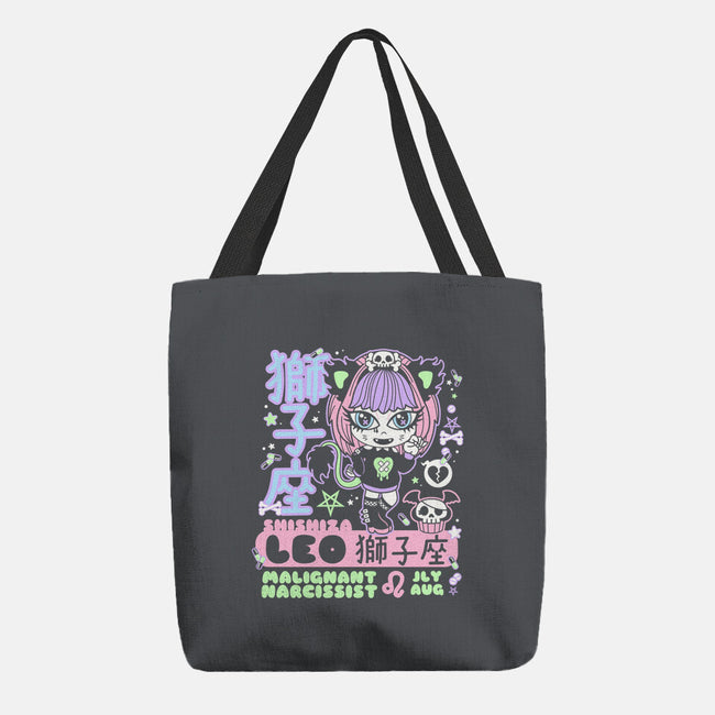 Kawaii Zodiac Leo-None-Basic Tote-Bag-Nemons