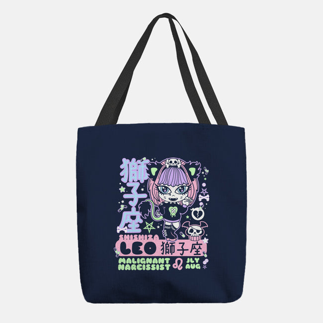 Kawaii Zodiac Leo-None-Basic Tote-Bag-Nemons