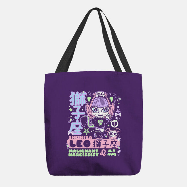 Kawaii Zodiac Leo-None-Basic Tote-Bag-Nemons