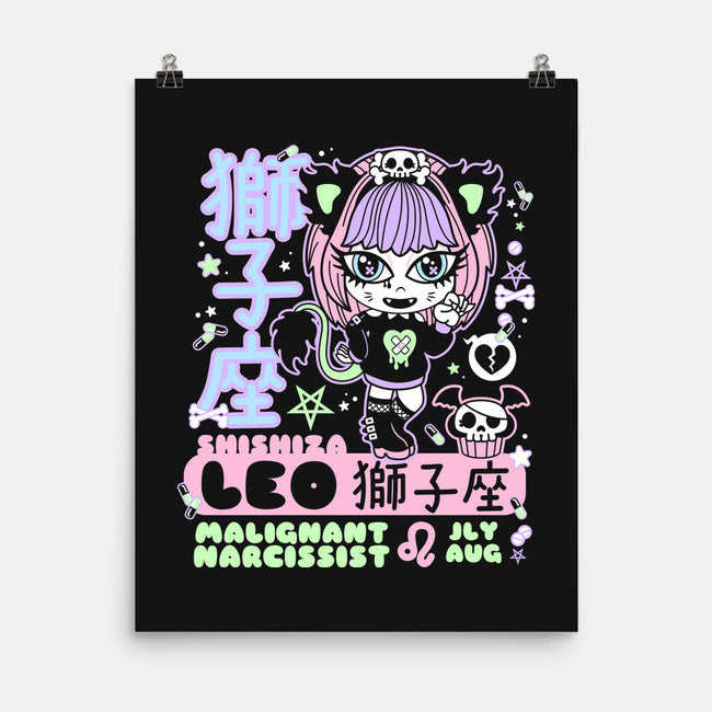 Kawaii Zodiac Leo-None-Matte-Poster-Nemons