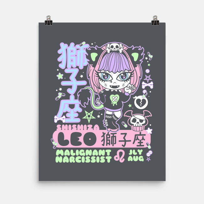 Kawaii Zodiac Leo-None-Matte-Poster-Nemons