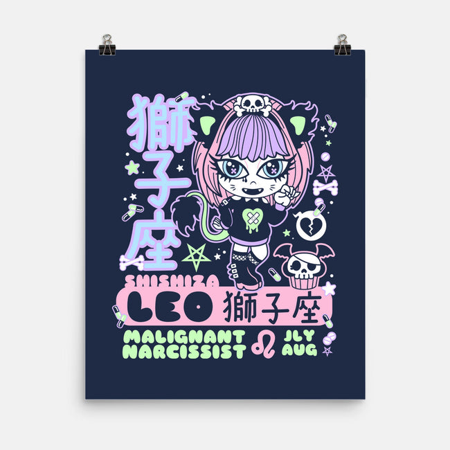 Kawaii Zodiac Leo-None-Matte-Poster-Nemons
