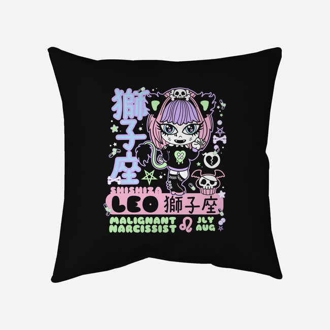 Kawaii Zodiac Leo-None-Removable Cover w Insert-Throw Pillow-Nemons