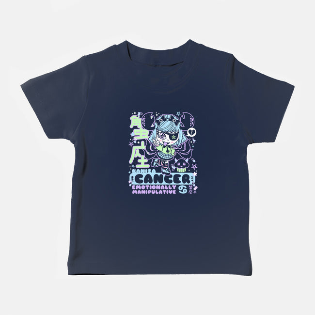 Kawaii Zodiac Cancer-Baby-Basic-Tee-Nemons