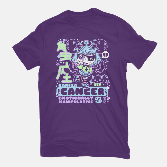 Kawaii Zodiac Cancer-Womens-Fitted-Tee-Nemons
