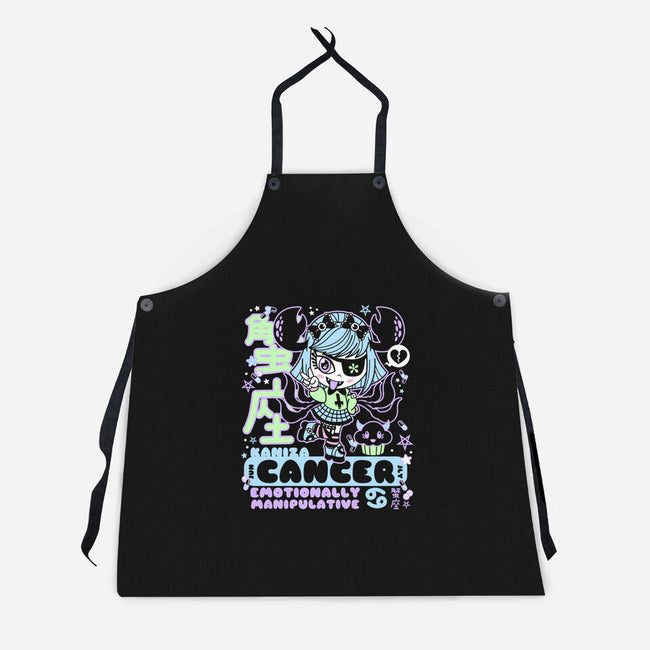 Kawaii Zodiac Cancer-Unisex-Kitchen-Apron-Nemons