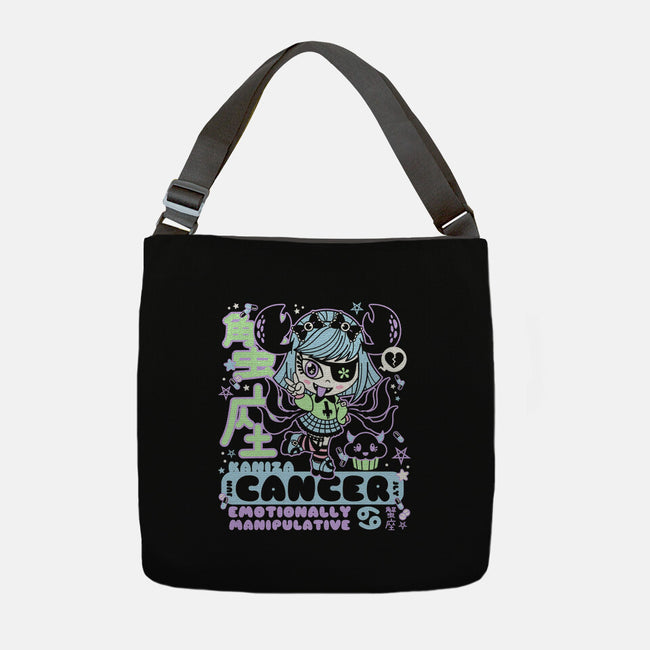 Kawaii Zodiac Cancer-None-Adjustable Tote-Bag-Nemons