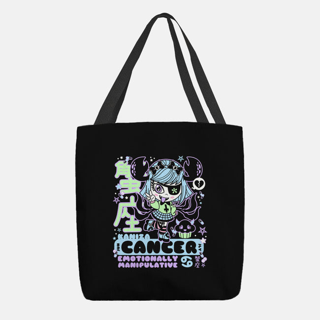 Kawaii Zodiac Cancer-None-Basic Tote-Bag-Nemons