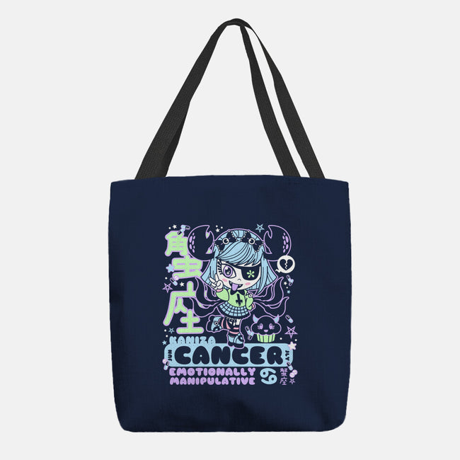 Kawaii Zodiac Cancer-None-Basic Tote-Bag-Nemons