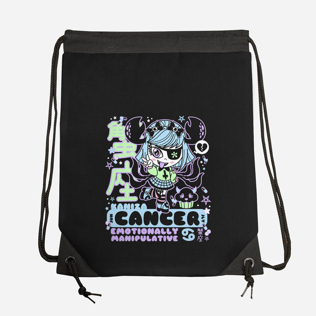 Kawaii Zodiac Cancer-None-Drawstring-Bag-Nemons