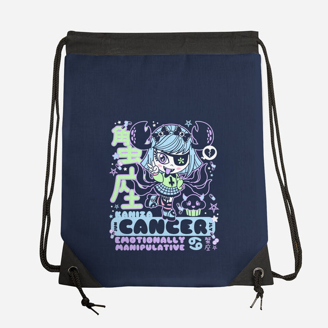 Kawaii Zodiac Cancer-None-Drawstring-Bag-Nemons