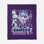 Kawaii Zodiac Cancer-None-Fleece-Blanket-Nemons