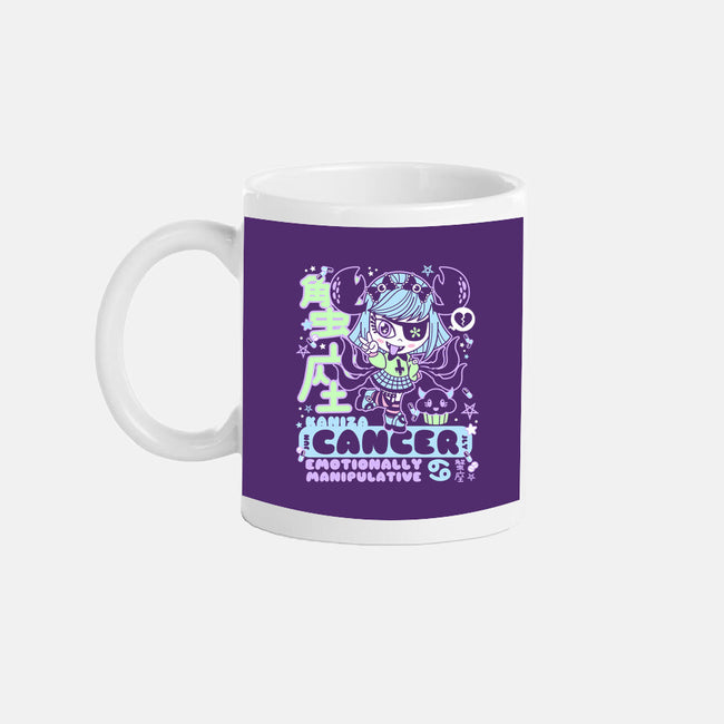 Kawaii Zodiac Cancer-None-Mug-Drinkware-Nemons