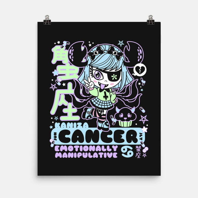 Kawaii Zodiac Cancer-None-Matte-Poster-Nemons