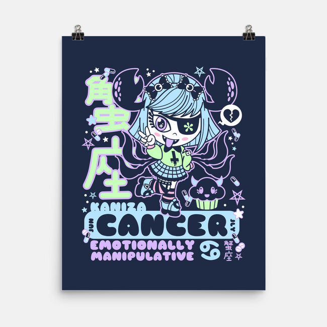 Kawaii Zodiac Cancer-None-Matte-Poster-Nemons